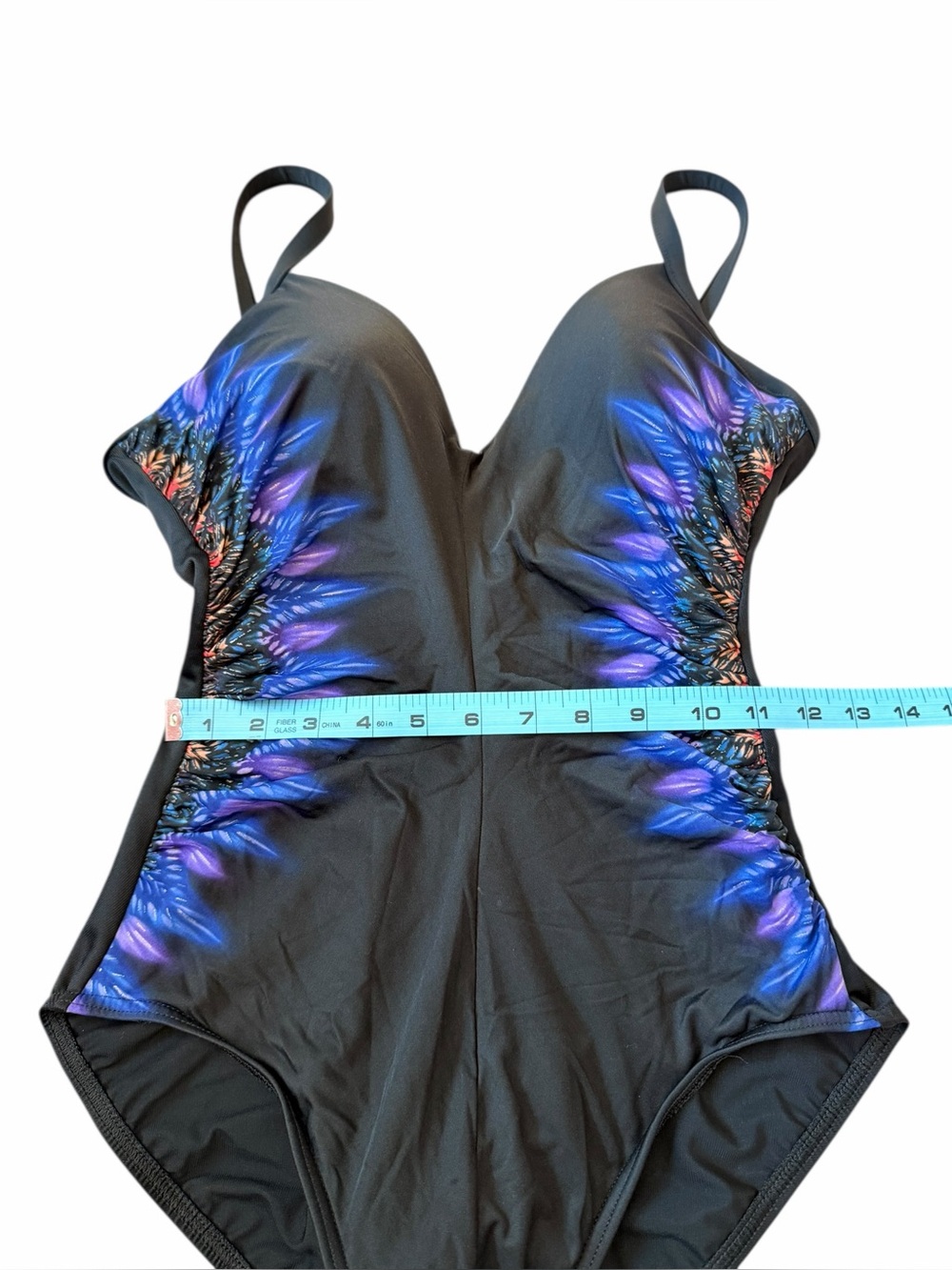 Miraclesuit Temptation Underwire Black One Piece Swimsuit Women’s Size US 8 - Picture 10 of 11